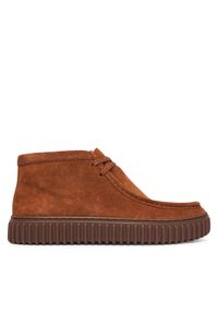 Clarks Półbuty Torhill Hi 26327243 Pomarańczowy. Kolor: pomarańczowy. Materiał: skóra, zamsz #1