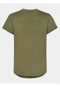 G-Star RAW - G-Star Raw T-Shirt Lash D16396-B353 Zielony Regular Fit. Kolor: zielony. Materiał: bawełna