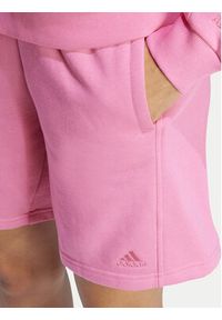 Adidas - adidas Szorty sportowe ALL SZN IW1256 Różowy Regular Fit. Kolor: różowy. Materiał: bawełna