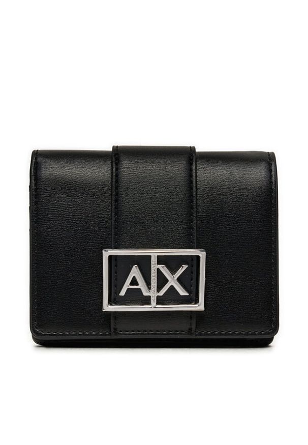 Armani Exchange Portfel damski XW000360 AF12039 UC001 Czarny. Kolor: czarny. Materiał: materiał