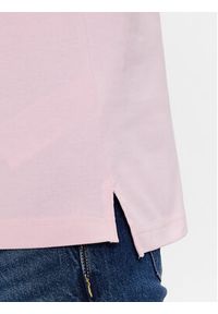 TOMMY HILFIGER - Tommy Hilfiger Polo 1985 MW0MW17771 Różowy Slim Fit. Typ kołnierza: polo. Kolor: różowy. Materiał: bawełna #3