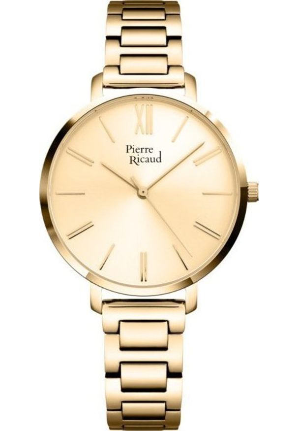 Zegarek damski Pierre Ricaud P22115.1161Q złoty. Kolor: złoty