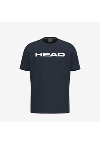 Head - Koszulka z krótkim rękawem męska CLUB BASIC. Kolor: niebieski. Materiał: jersey, materiał. Długość rękawa: krótki rękaw. Długość: krótkie