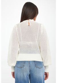 Twinset Milano - Sweter damski ażurowy TWINSET. Wzór: ażurowy #5