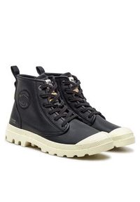 Palladium Trampki 74378-008-M Czarny. Kolor: czarny. Materiał: skóra