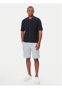 BOSS Koszula Amicino 50558725 Granatowy Regular Fit. Kolor: niebieski. Materiał: bawełna #4