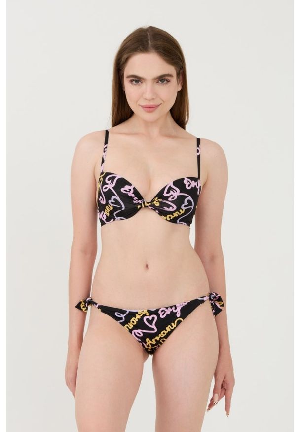 Emporio Armani - EMPORIO ARMANI Czarny strój kąpielowy, Rozmiar S. Kolor: czarny