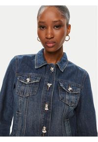 Morgan Kurtka jeansowa 232-VPIM Niebieski Slim Fit. Kolor: niebieski. Materiał: bawełna #3