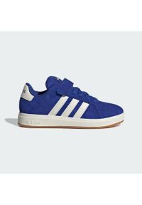 Adidas - Buty Grand Court 00s Kids. Kolor: biały, wielokolorowy, niebieski, brązowy