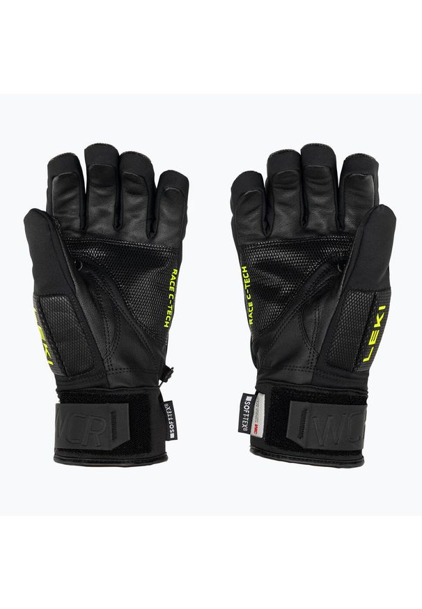 Leki - Rękawice narciarskie męskie LEKI WCR C-Tech 3D. Kolor: czarny. Sezon: zima. Sport: narciarstwo
