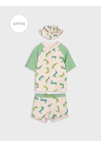 Sinsay - Niemowlęcy Zestaw Kąpielowy UPF50 z Czapeczką w krokodyle - wielobarwny #1