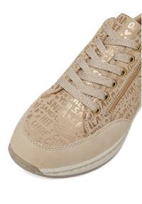 Rieker Sneakersy N4316-62 Beżowy. Kolor: beżowy. Materiał: materiał #6