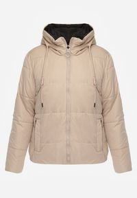 Renee - Czarna Pikowana Kurtka Dwustronna Wykończona Sznurkami Atitoria. Okazja: na co dzień. Kolor: czarny. Materiał: jeans. Styl: casual, klasyczny #3