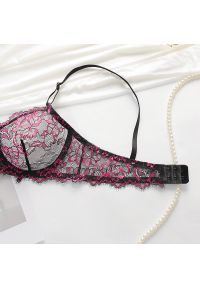 Intica - Komplet bielizny koronkowej z haftem elegancki Betty. Kolor: wielokolorowy. Materiał: koronka. Wzór: haft #5