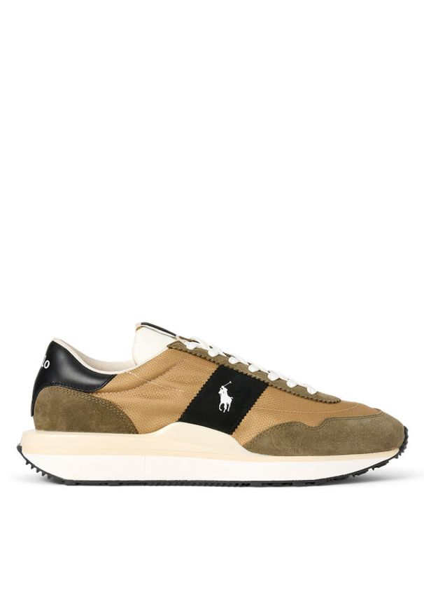 Polo Ralph Lauren Sneakersy 809949937001 Brązowy. Kolor: brązowy. Materiał: zamsz, skóra