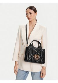 Love Moschino - LOVE MOSCHINO Torebka JC4081PP1NLC0000 Czarny. Kolor: czarny. Materiał: skórzane