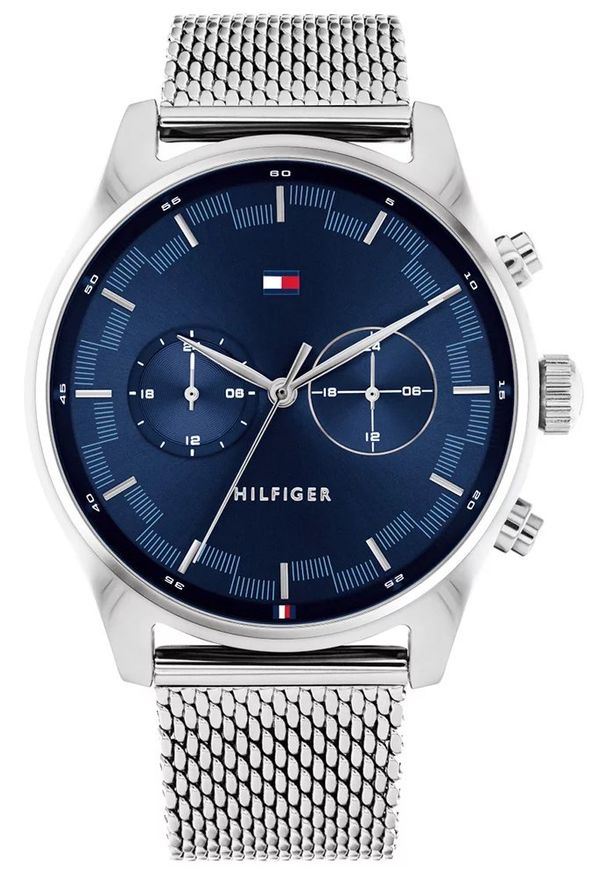 Zegarek Męski TOMMY HILFIGER Sawyer 1710420. Materiał: bawełna, skóra. Styl: klasyczny, sportowy