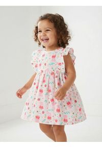 Sinsay - Sukienka babydoll ze wzorem Peppa Pig - biały. Kolor: biały #1