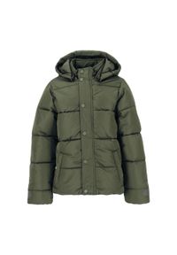 ZigZag - Dziecięca kurtka puchowa Zigzag Lusano. Kolor: zielony. Materiał: puch. Sezon: zima. Styl: sportowy