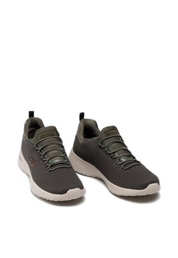 skechers - Skechers Sneakersy Dynamight 58360/OLV Zielony. Kolor: zielony. Materiał: materiał