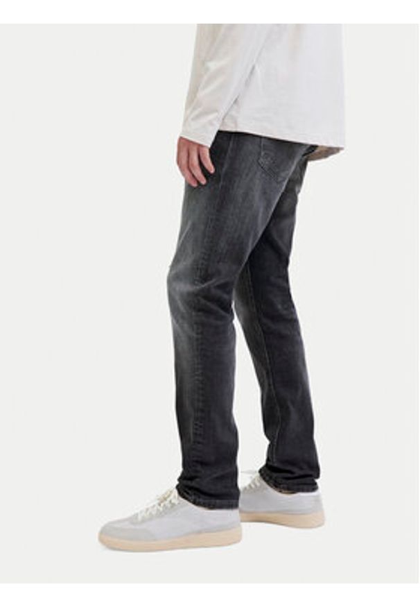 Jack & Jones Jeansy Glenn 12289778 Czarny Slim Fit. Kolor: czarny