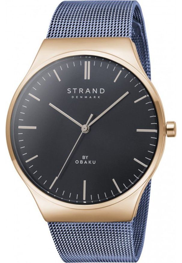 Zegarek Strand Zegarek męski Strand S717GXVLML niebieski. Kolor: niebieski