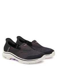 skechers - Skechers Półbuty 125211/BKMT Czarny. Kolor: czarny. Materiał: materiał #4