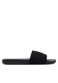 Calvin Klein Jeans Klapki Slide Hf Mono Cv YM0YM01282 Czarny. Kolor: czarny. Materiał: materiał