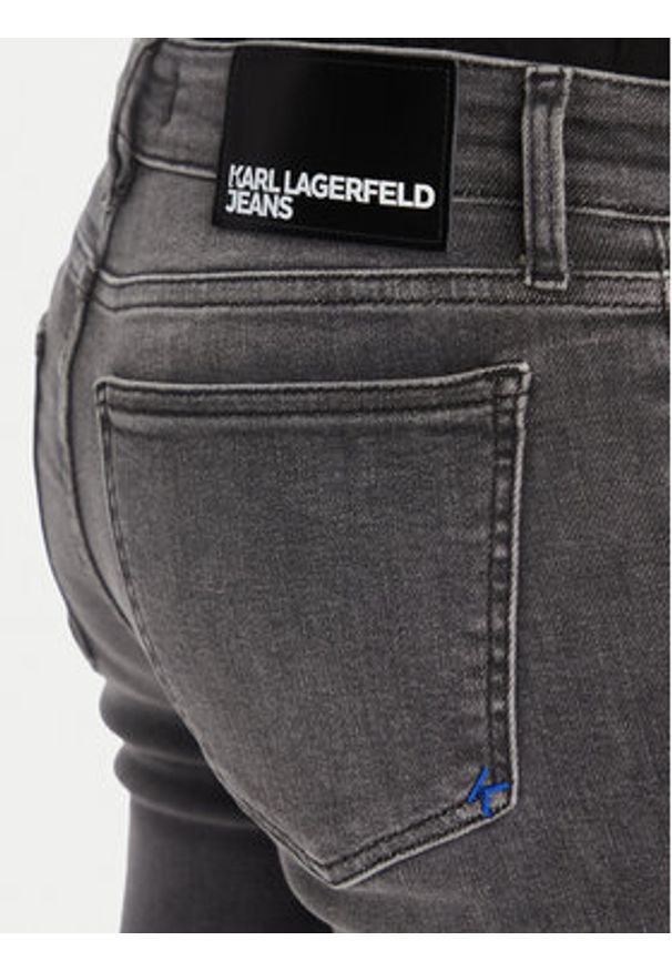 Karl Lagerfeld Jeans Jeansy A2M10066 Szary Skinny Fit. Kolor: szary