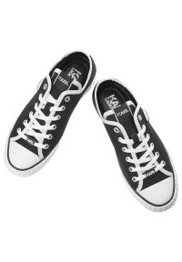 Czarne Trampki Karl Lagerfeld Buty Sportowe Premium. Okazja: na co dzień. Zapięcie: sznurówki. Kolor: czarny. Materiał: guma. Styl: sportowy #4