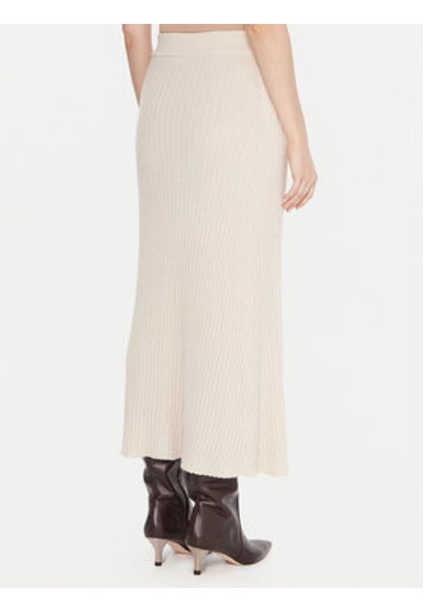 Kontatto Spódnica maxi 3M0955C Kremowy Regular Fit. Kolor: kremowy. Materiał: syntetyk