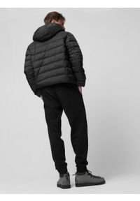 outhorn - Spodnie dresowe męskie - czarne. Kolor: czarny. Materiał: dresówka #3