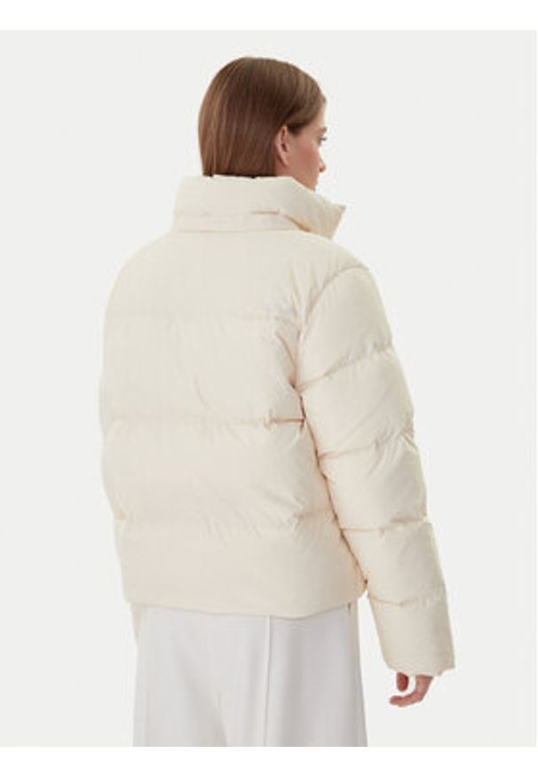 Lacoste Kurtka puchowa BF3262 Écru Relaxed Fit. Materiał: syntetyk