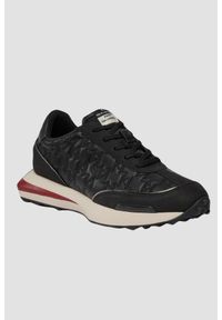 Karl Lagerfeld - KARL LAGERFELD Czarne sneakersy Zone Monogram Epoxy, Rozmiar 41. Kolor: czarny