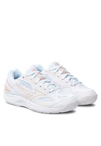 Mizuno Buty halowe Cyclone Speed 4 V1GC2380 Biały. Kolor: biały. Materiał: skóra #6