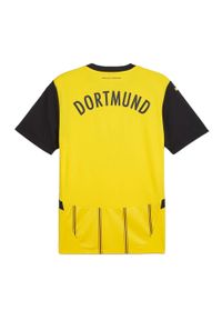 Puma - Męska Domowa Replika Koszulki Borussia Dortmund. Kolor: czarny, wielokolorowy, żółty. Sport: turystyka piesza