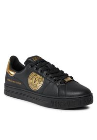 Versace Jeans Couture Sneakersy 75YA3SK1 Czarny. Kolor: czarny #1