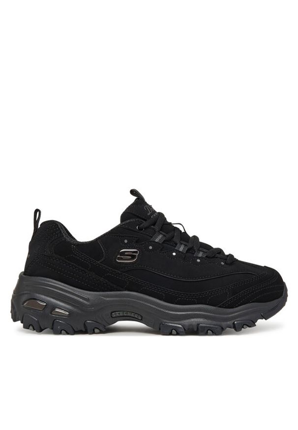 skechers - Skechers Sneakersy D'Lites 11949 Czarny. Kolor: czarny. Materiał: skóra, nubuk
