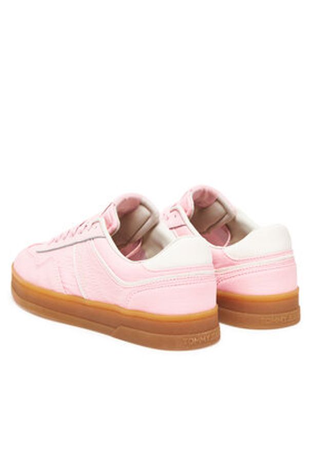 Tommy Jeans Sneakersy The Greenwich Textile EN0EN02805 Różowy. Kolor: różowy. Materiał: materiał