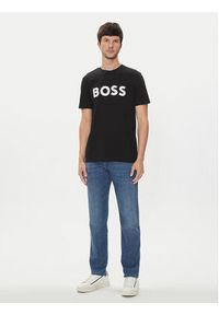 BOSS - Boss T-Shirt Thinking 1 50481923 Czarny Regular Fit. Kolor: czarny. Materiał: bawełna #3