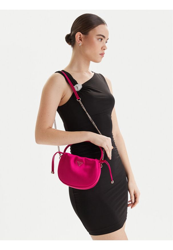 Guess Torebka Elsie Mini HWSE96 50750 Różowy. Kolor: różowy