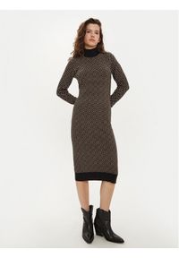 Vero Moda Sukienka dzianinowa Aria 10314462 Czarny Slim Fit. Kolor: czarny. Materiał: syntetyk, wiskoza