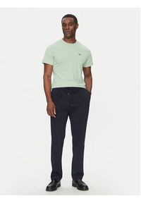 Barbour T-Shirt Essential Sports MTS0331GN45 Zielony Tailored Fit. Kolor: zielony. Materiał: bawełna