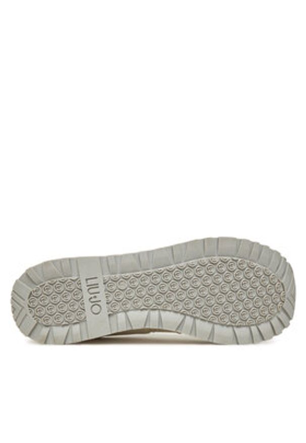 Liu Jo Sneakersy Maxi Wonder 01 BF5009 P0102 Écru. Kolor: kremowy. Materiał: skóra