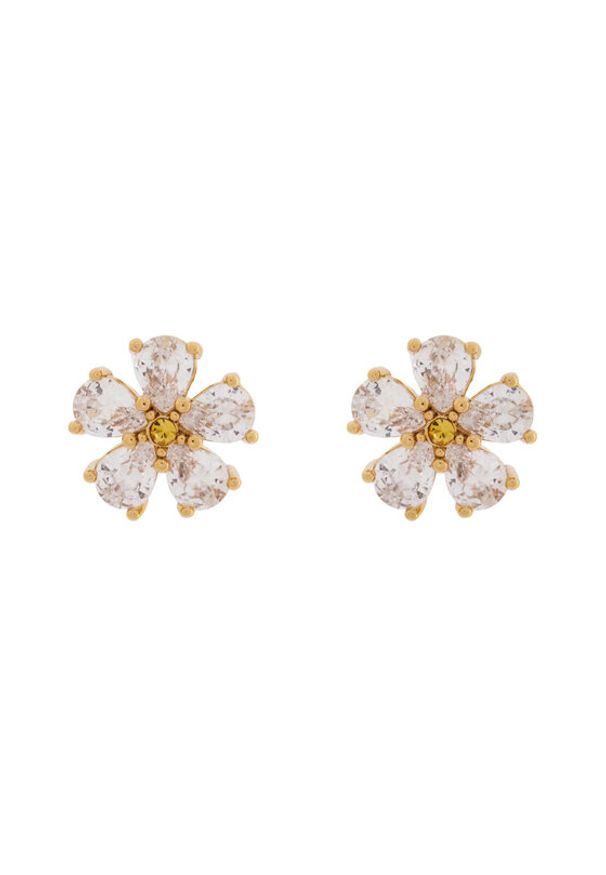 Kate Spade Kolczyki Bursting Blooms KK491 Złoty. Materiał: metalowe. Kolor: złoty