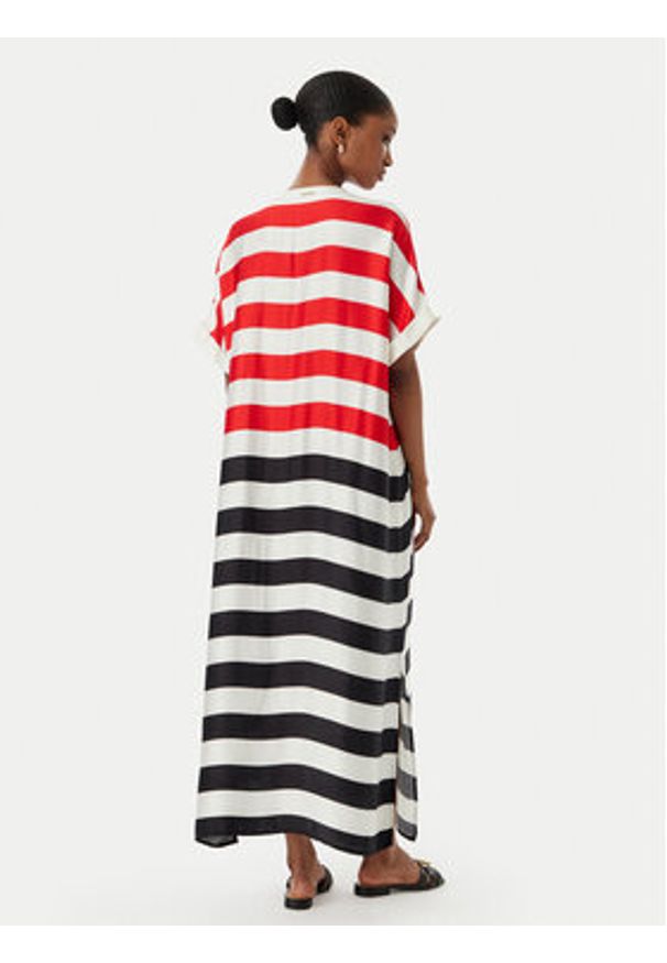 LOLA CASADEMUNT Sukienka letnia LS2616013 Kolorowy Relaxed Fit. Wzór: kolorowy. Sezon: lato