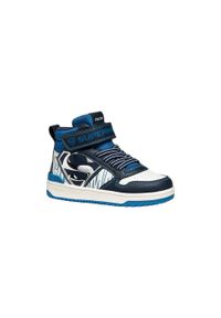 Geox - Buty GEOX J WASHIBA BOY Niebieski. Kolor: niebieski. Materiał: syntetyk, tkanina