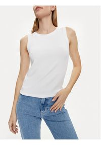 GAP - Gap Top 540735-04 Biały Slim Fit. Kolor: biały. Materiał: bawełna #5