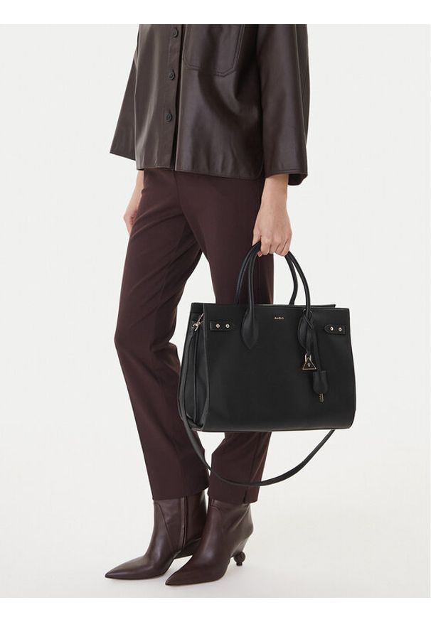 Aldo Torebka Unolaan 14143608 Czarny. Kolor: czarny. Materiał: skórzane