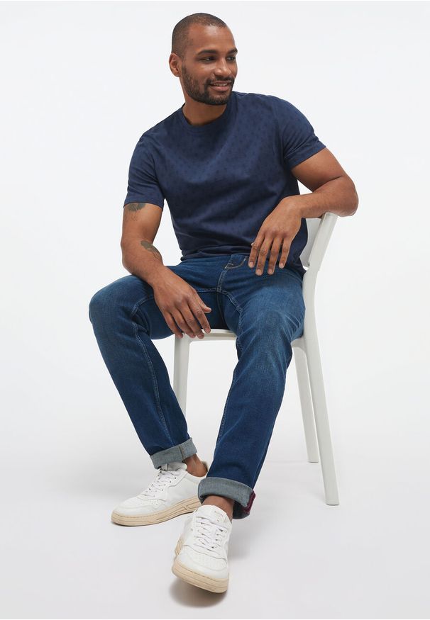 Mustang - MUSTANG BOSTON MĘSKIE SPODNIE JEANSOWE JEANSY DENIM BLUE 1013756 5000 883